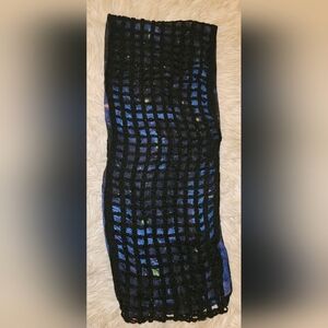 Galaxy Knit Mesh Infinity Scarf